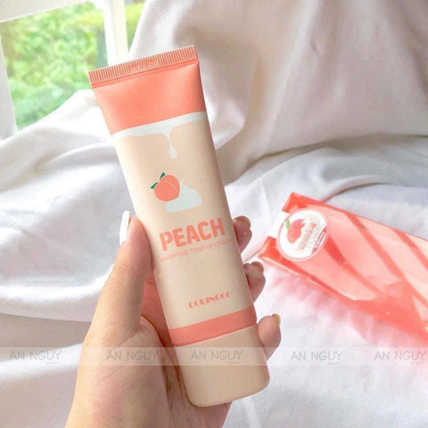 Kem Dưỡng Trắng Coringco Peach Whipping Tone Up Cream Dưỡng Trắng Sáng, Nâng Tông Da 50ml