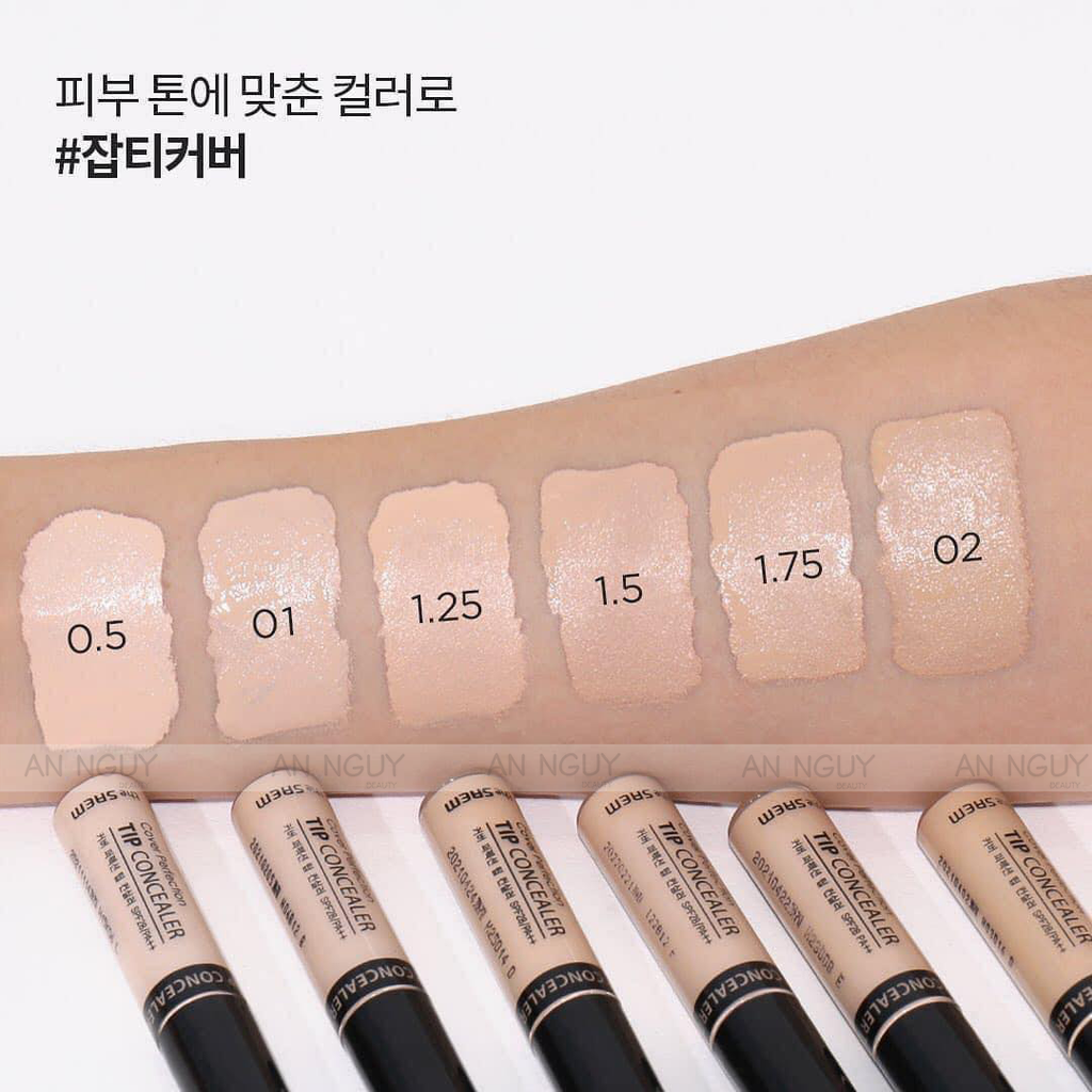 Kem Che Khuyết Điểm The Saem Cover Perfection Tip Concealer SPF 28 PA++ 6.5gr