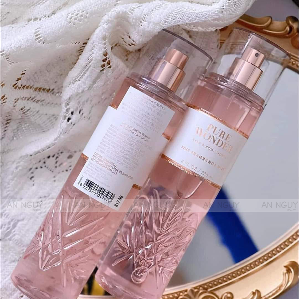 Xịt Thơm Bath & Body Works Pure Wonder Fine Fragrance Mist Hương Thơm Thanh Lịch