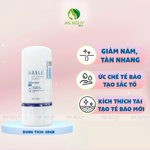 Kem Dưỡng Sáng OBAGI Nu-Derm Blender 5 Giảm Thâm Nám 28gr