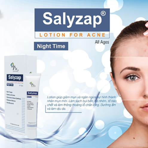 Lotion Fixderma Salyzap For Acne Night Time Giúp Giảm Mụn Ban Đêm 20ml