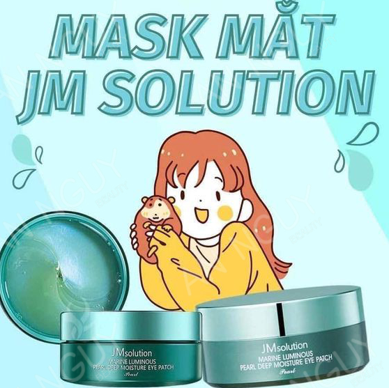 Mặt Nạ Mắt JMSOLUTION Pearl Deep Eye Patch (Hộp 60 Miếng)