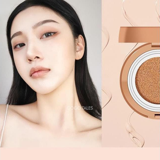 Phấn Nước 2 Lõi Gogo Tales Moist Air Cushion Cream 13g (Kèm Lõi)