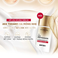 Kem Chống Nắng L'Oreal Paris UV Defender Serum Protector SPF 50+ PA ++++ 50ml