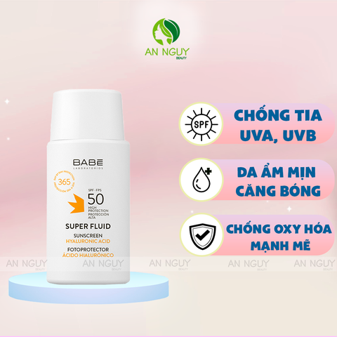 Sữa Chống Nắng Babe Face Photoprotector Fluid SPF50 50ml
