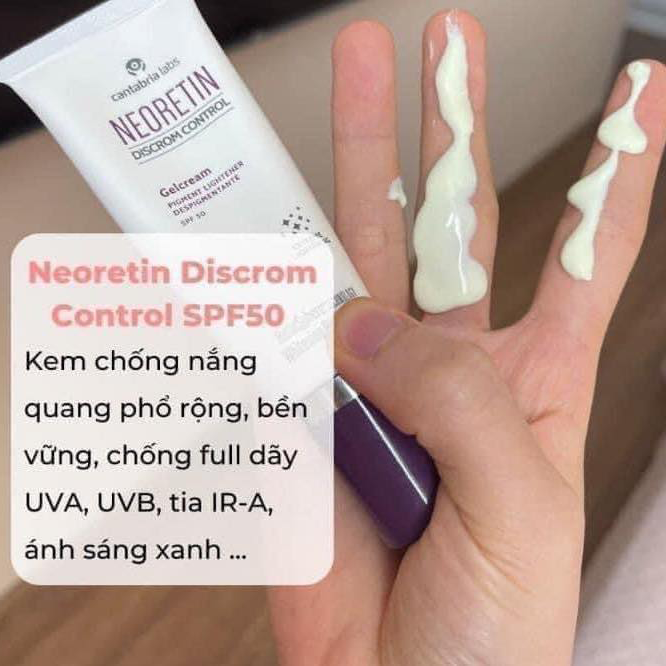 Kem Chống Nắng Neoretin Discrom Control Gelcream SPF50 Bảo Vệ Da Tối Ưu 40ml