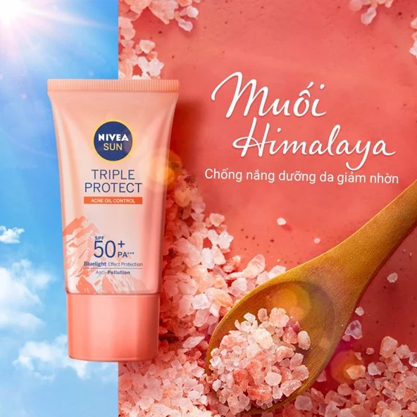 Kem Chống Nắng Nivea Triple Protect SPF50+ PA+++ 40ml