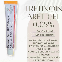 Tretinoin Gel USP w/w A-Ret Trị Mụn, Chống Lão Hóa 20gr