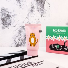 Kem Chống Nắng The Saem Eco Earth Pink Sun Cream SPF50+ PA++++ 50gr (Phiên Bản Giới Hạn - Tách Set)