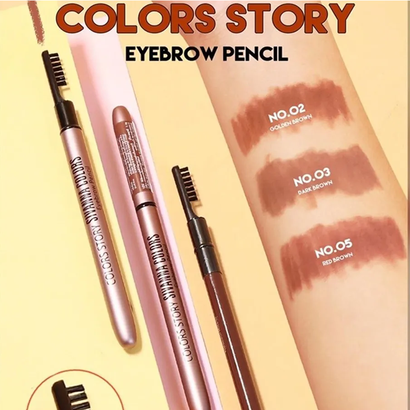 Chì Kẻ Mày Sivana Colors Story Eyebrown Pencil 1.2gr #02 - Golden Brown