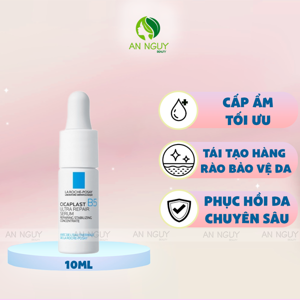 Dưỡng Chất La Roche-Posay Cicaplast B5 Repair Serum Dưỡng Ẩm Bảo Vệ Da 10ml