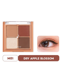 Bảng Phấn Mắt 4 Ô Romand Better Than Eyes (Phiên Bản Music Series) 7gr #M01 Dry Apple Blossom