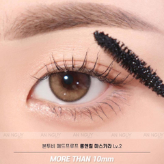 Set Bấm Mi Và Mascara A’PIEU Born To Be Mad Proof Lv.2 Làm Dài, Cong Mi 8gr - 01 Deep Black