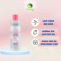 Nước Tẩy Trang Evoluderm Micellar Cleansing Water Dry & Sensitive Skins Cho Da Khô Và Nhạy Cảm (Màu Hồng)