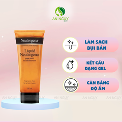 Gel Rửa Mặt Dịu Nhẹ Neutrogena Liquid Pure Mild Facial Cleanser 100ml