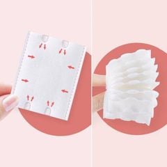 Bông Tẩy Trang Lameila Makeup Cotton 3 Lớp Dày Dặn 222 Miếng