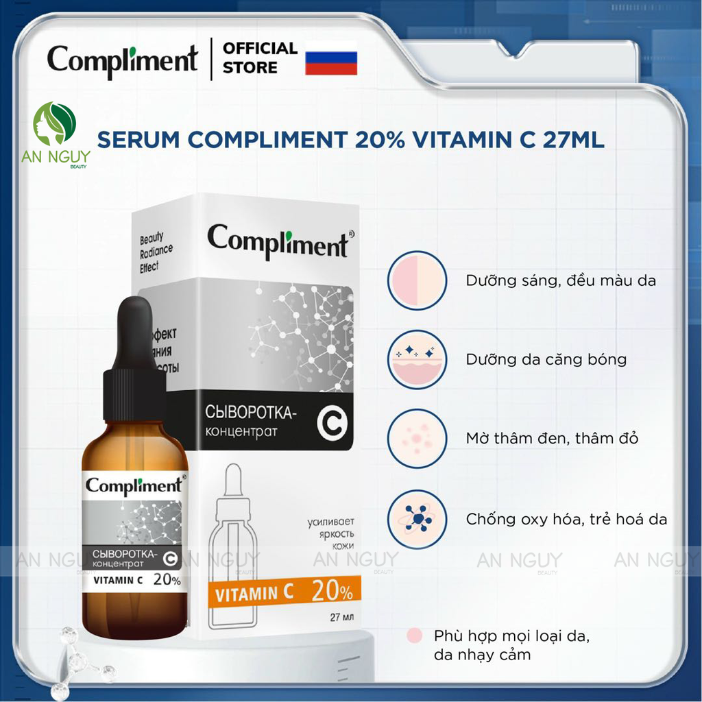 Tinh Chất Dưỡng Da Compliment Serum Cải Thiện Và Phục Hồi Da 27ml