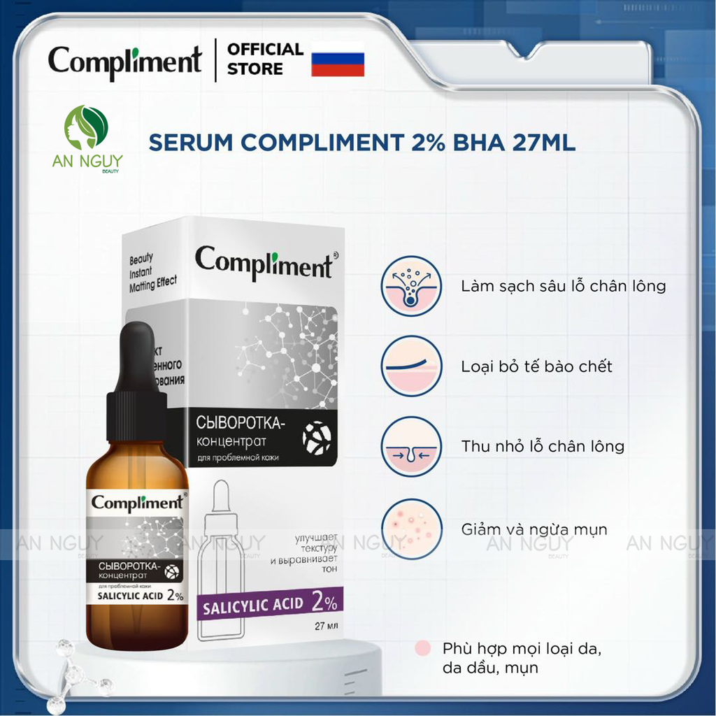 Tinh Chất Dưỡng Da Compliment Serum Cải Thiện Và Phục Hồi Da 27ml