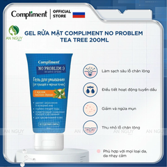 Sữa Rửa Mặt Compliment No Problem Dạng Gel 200ml