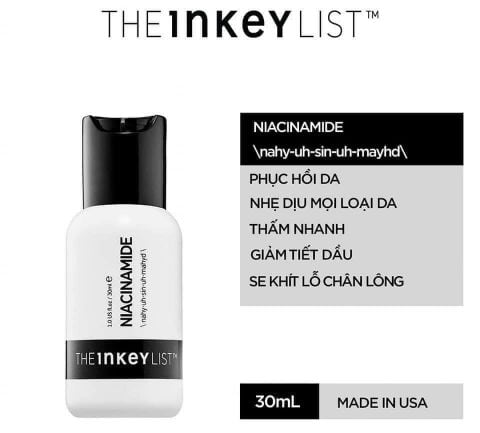 Tinh Chất The Inkey List Niacinamide Serum Kháng Mụn Mờ Thâm 30ml