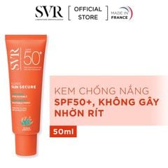 [Date 11/2024] Kem Chống Nắng SVR Sun Secure Fluide SPF50+ Trong Suốt, Không Nhờn Rít 50ml