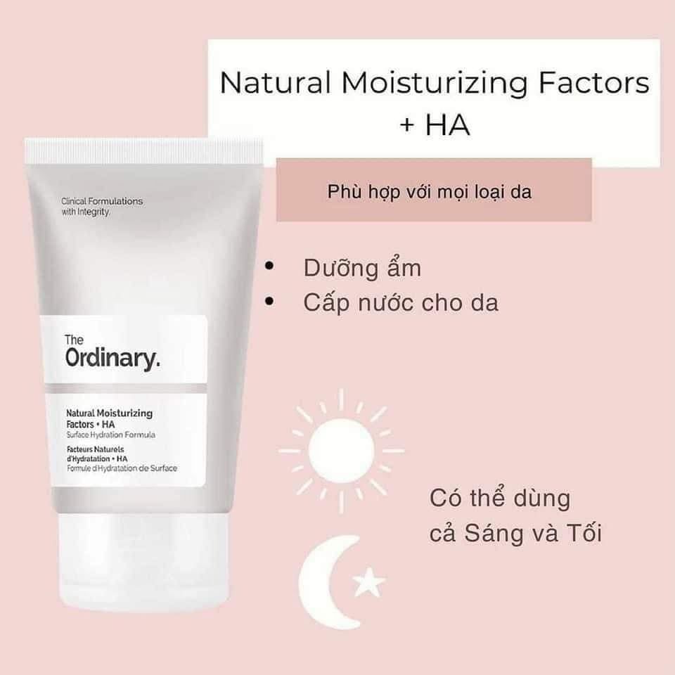 Kem Dưỡng The Ordinary Natural Moisturizing Factors + HA 30ml