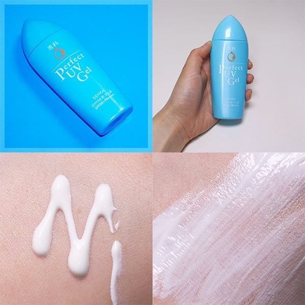 Gel Sữa Chống Nắng Senka Perfect UV Gel SPF50+ PA++++ Ẩm Mượt Cho Da Khô 80ml