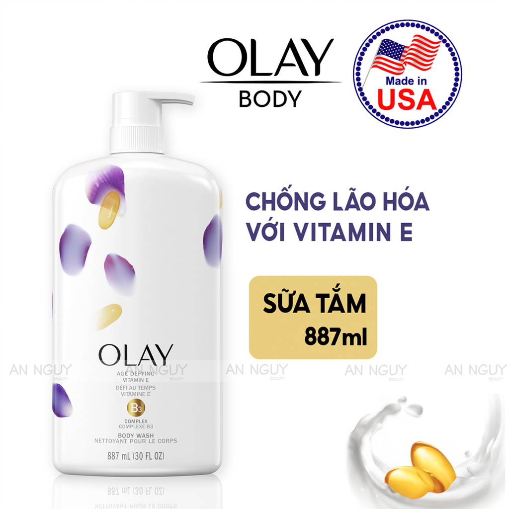 Sữa Tắm Olay Body Wash  Lưu Hương Thơm Lâu 887ml (Hàng Mỹ Nhập Khẩu)