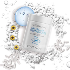 Viên Uống CodeAge Liposomal Glutathione Chống Oxy Hóa, Sáng Da 60 Viên