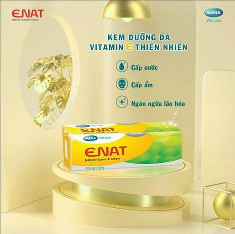 Kem Dưỡng Da Mega ENAT Natural Vitamin E Cream 30gr