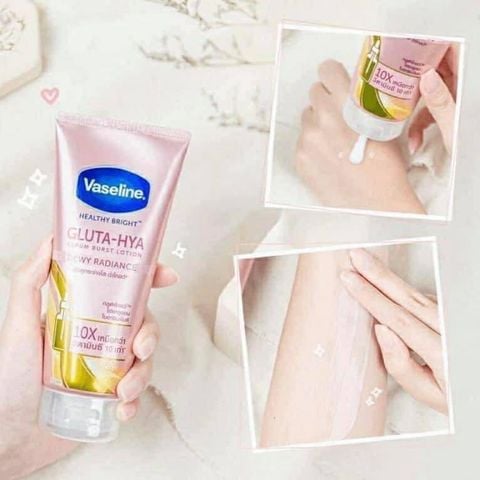 [Mua 1 Tặng 1] Sữa Dưỡng Thể Vaseline Gluta-Hya 330ml + Tặng Dưỡng Thể Vaseline Perfect Youth 100ml