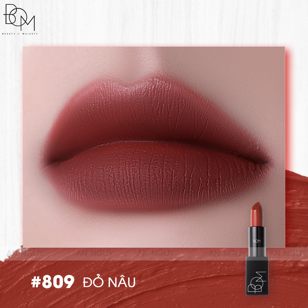 Son Thỏi Lì BOM My Lipstick Lên Chuẩn Màu 3.5gr