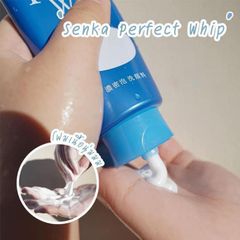 Sữa Rửa Mặt Senka Tạo Bọt Perfect Whip Facial Foam Wash Làm Sạch Sâu, Dưỡng Ẩm 120g