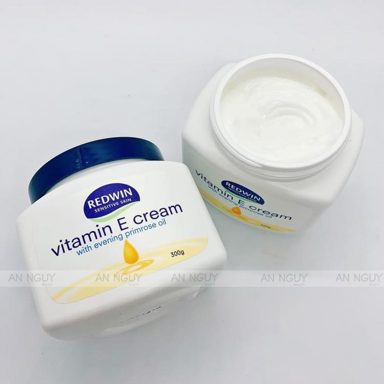 Kem Dưỡng Body Redwin Vitamin E Cream Dưỡng Ẩm, Mềm Mịn 300gr (Úc)