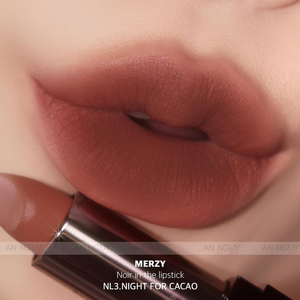 Son Thỏi Lì Merzy Noir In The Lipstick 3.3gr