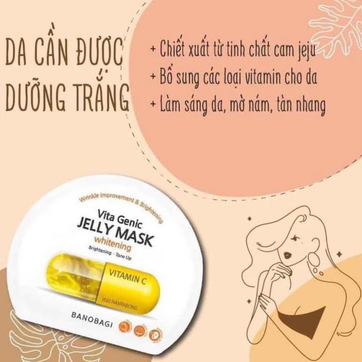 Mặt Nạ Banobagi Vita Genic Jelly Mask Dưỡng Da Trắng Khỏe 30gr