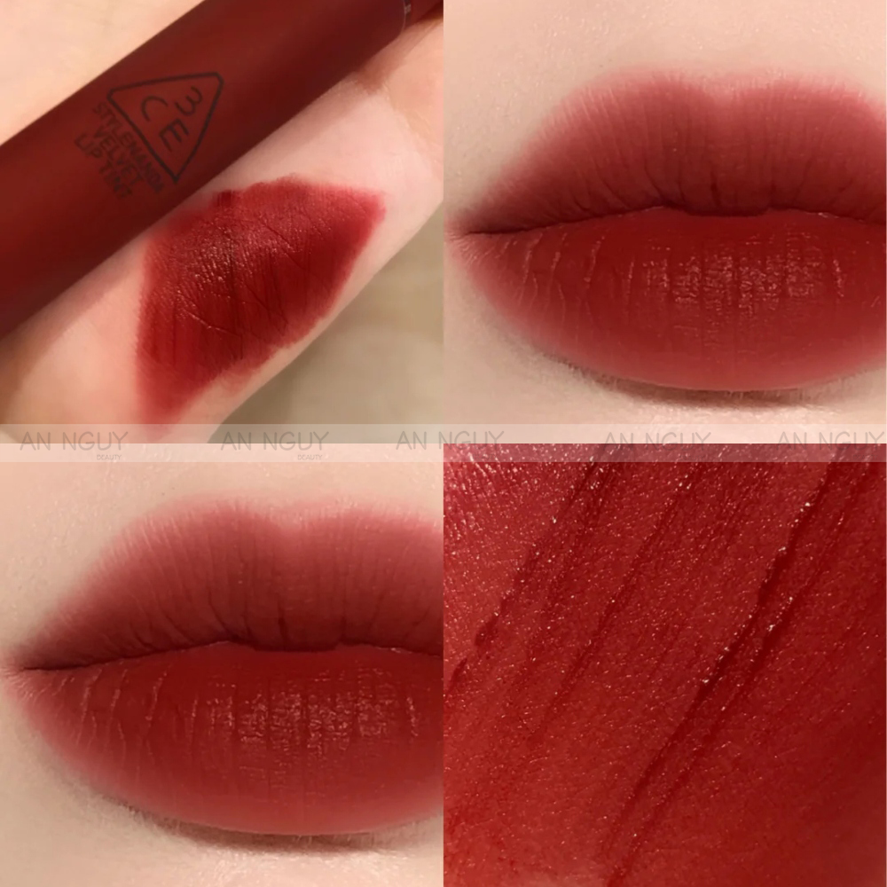 Son Kem Lì 3CE Velvet Lip Tint Lên Chuẩn Màu, Mịn Mượt 4gr