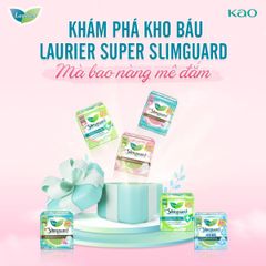 Băng Vệ Sinh Laurier Super Slimguard Hương Anh Đào