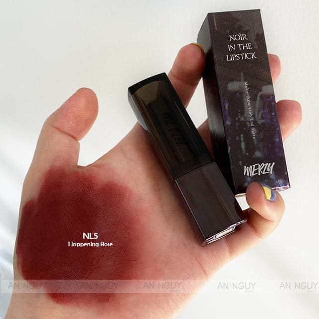 Son Thỏi Lì Merzy Noir In The Lipstick 3.3gr