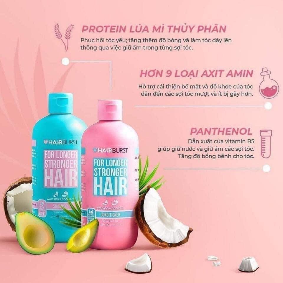 Bộ Gội Xả Hairburst For Longer Stronger Hair 350ml*2