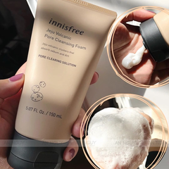 Sữa Rửa Mặt Innisfree Jeju Volcanic Pore Cleansing Foam EX Tro Núi Lửa Giúp Thanh Lọc Lỗ Chân Lông 150ml