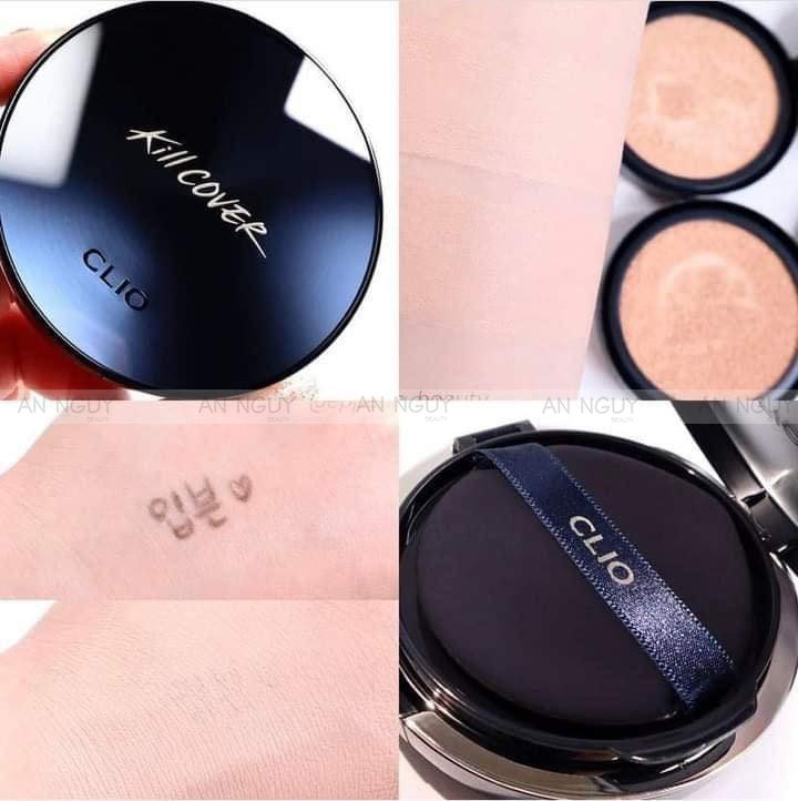 Phấn Nước CLIO Kill Cover Founwear Cushion All New SPF 50+ PA++++ 15gr x 2