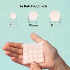 Miếng Dán Mụn Cosrx Acne Pimple Master Patch Se Cồi Mụn, Ngăn Hình Thành Sẹo 3 Size 24 Miếng