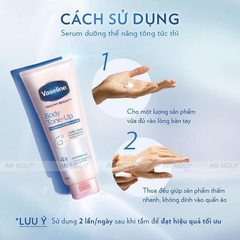 Dưỡng Thể Vaseline Gluta-Hya Body Tone-Up UV Lotion Nâng Tông Da Tức Thì 300ml