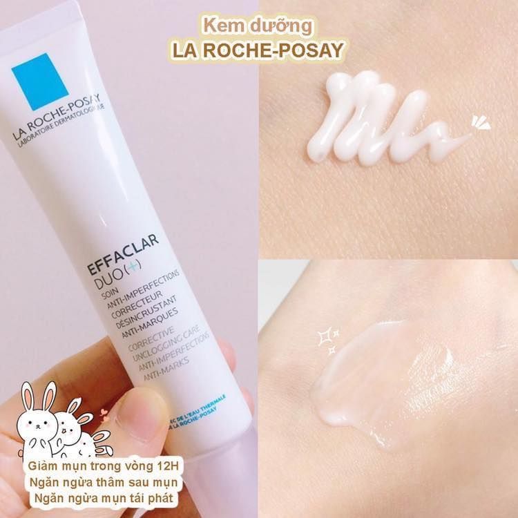 Combo Kem Dưỡng Giảm Mụn La Roche-Posay Effaclar Duo+ 40ml Và Gel Rửa Mặt La Roche-Posay 50ml