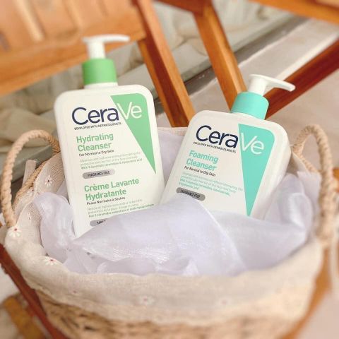 Sữa Rửa Mặt CeraVe Face Foaming Gel For Normal To Oily Skin 236ml + Tặng Lotion Face Moisturizing Cream 3ml