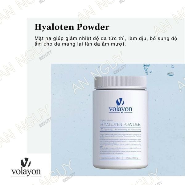 Mặt Nạ Dạng Bột Volayon Hyaloten Powder Cấp Ẩm Và Phục Hồi Da 500gr