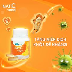 Viên Uống Bổ Sung Vitamin C Mega We Care Nat C 1000 30 Viên