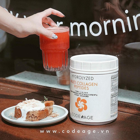 Bột Collagen CodeAge Multi Collagen Peptides Powder Trẻ Hóa Làn Da, Chống Lão Hóa 567gr