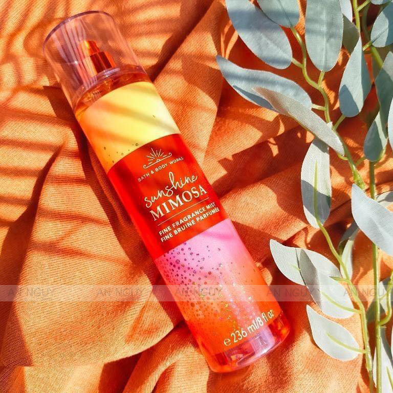 Xịt Thơm Bath & Body Works Sunshine Mimosa Fine Fragrance Mist Hương Thơm Thanh Lịch 236ml